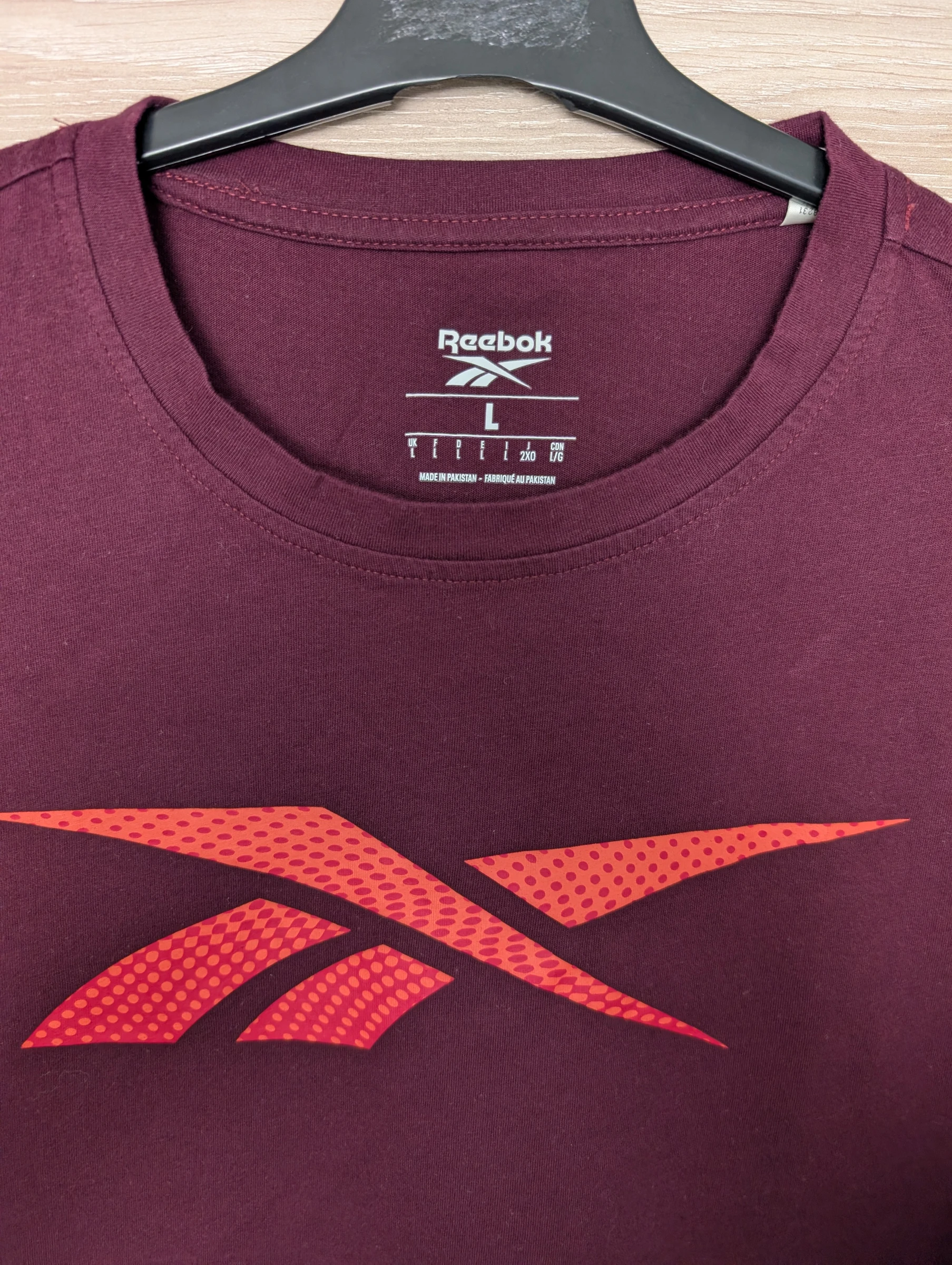 T-shirt Reebok, tamanho L, em muito bom estado – photo 2